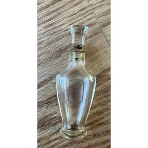VTG 1940s French Coty 1/4 oz Perfume Flacon - Ground Glass Stopper 3.5" EMPTY